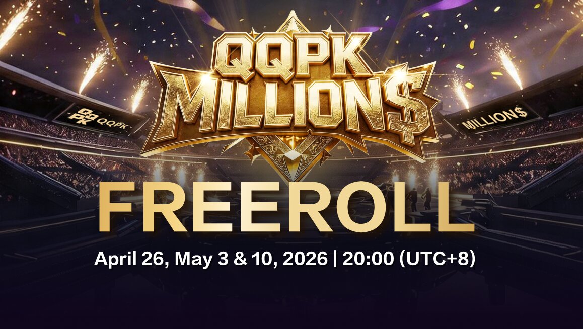 QQPK MILLION$ FREEROLL